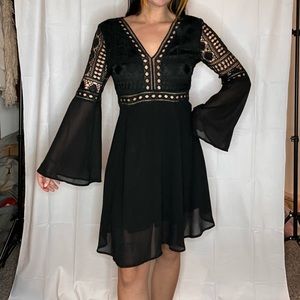 Black witchy dress